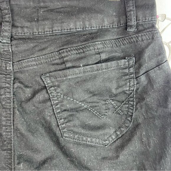 Warehouse one bottoms up mid sho shorts Classic Black Women's Jean Shorts cargo - Picture 6 of 10
